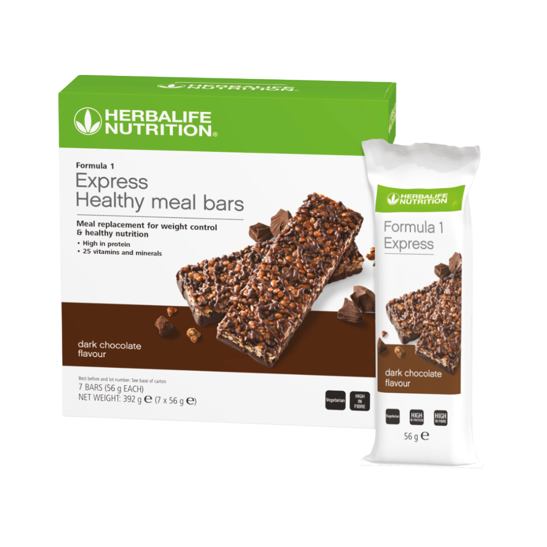 Formula 1 Express Healthy meal bars chocolate 7 bars foos supplement uk herbalife