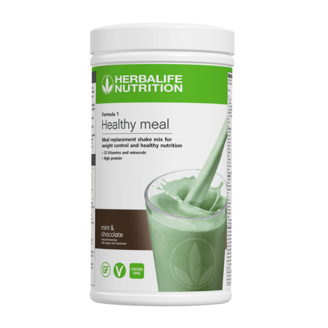mint healthy meal food supplement herbalife uk nutrition