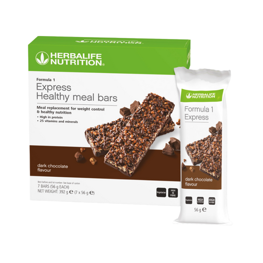 Formula 1 Express Healthy meal bars chocolate 7 bars foos supplement uk herbalife